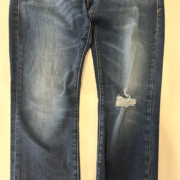 Frame Le Garcon Mid Rise Straight Fit Jeans Women size 28 Caribou Distressed - Picture 6 of 14